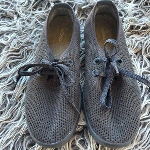 Allbirds Shoes womens 8 Gray Dark  Wool Runner Lace Up Running Sneakers.
